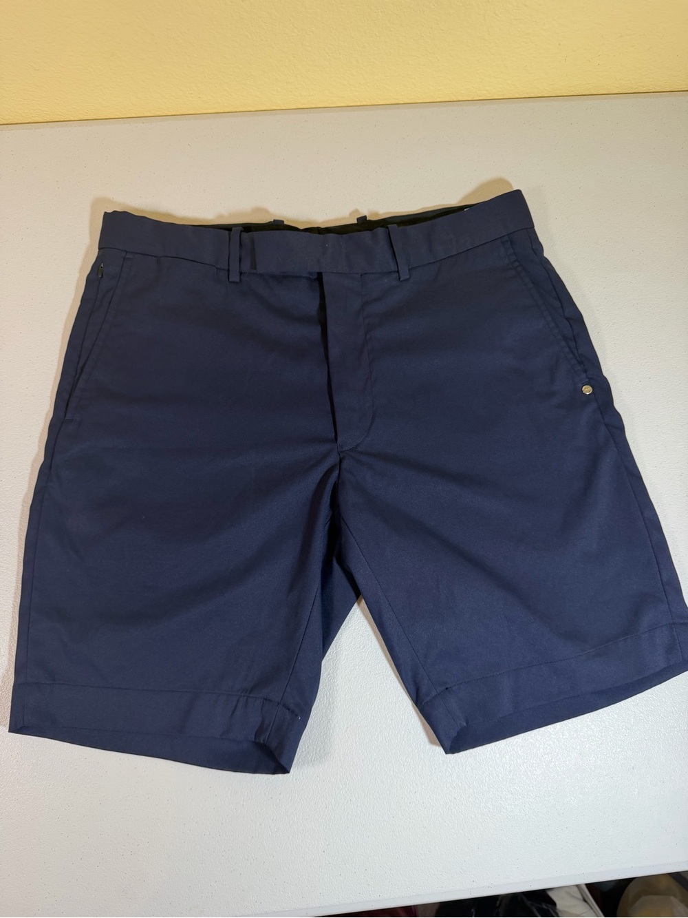 RLX Ralph Lauren Tailored Fit Golf Shorts Navy Size 32 Performance NWOT - Picture 11 of 12
